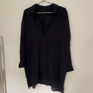 COS dark navy shirt size 4